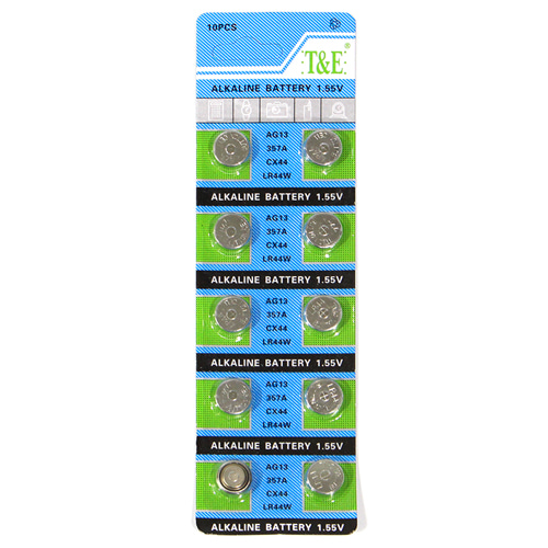 버튼형 건전지(10개입)(LR44W 1.55V)