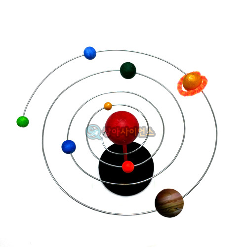 태양계행성 모형 만들기(나선형 고정식)