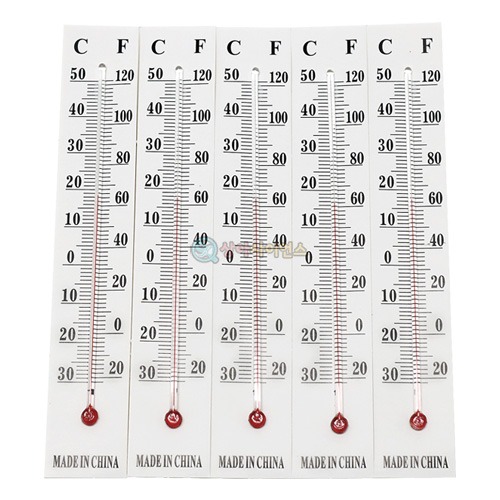 종이 온도계(5개입)
