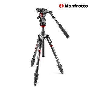 [MANFROTTO] 맨프로토 Befree live Carbon fibre tripod twist, video head MVKBFRTC-LIVE