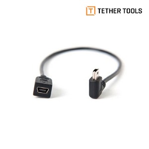 [TetherTools] 테더툴스 USB 2.0 Mini B Left Angle Adapter/어댑터