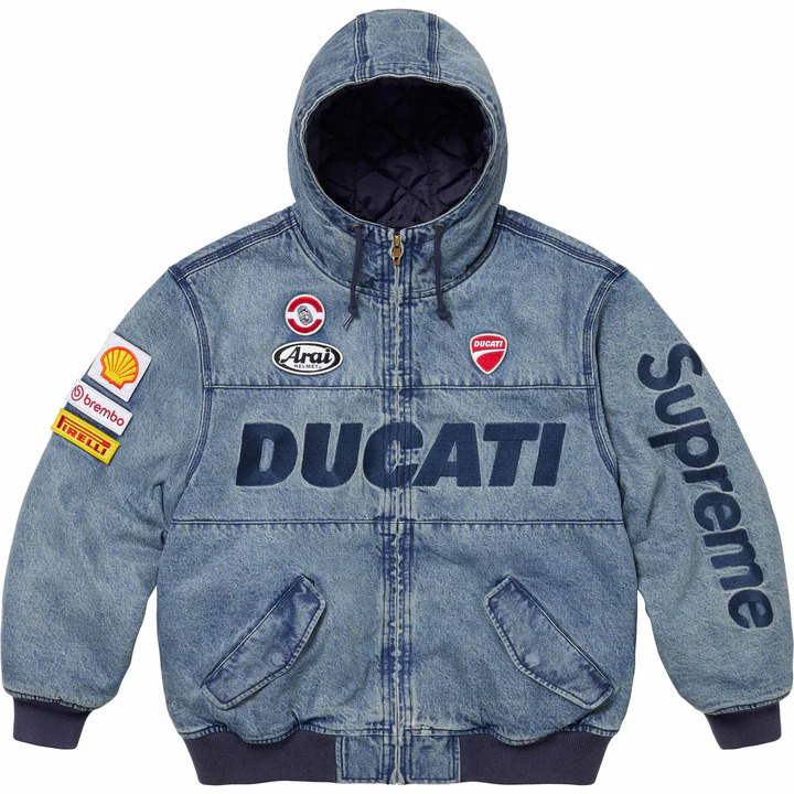 [해외] 슈프림 두카티 후디드 레이싱 자켓 Supreme Ducati Hooded Racing Jacket 24SS