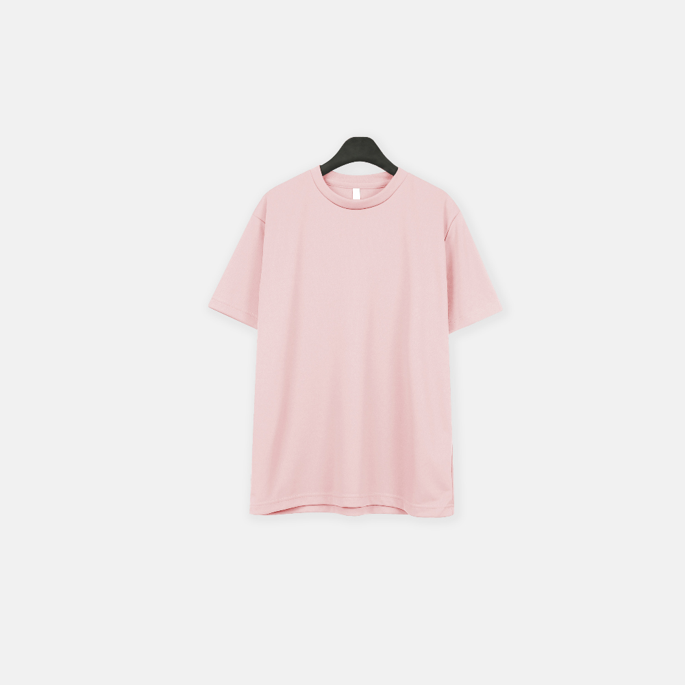 반팔 티셔츠 베이비핑크 색상 이미지-S10L41