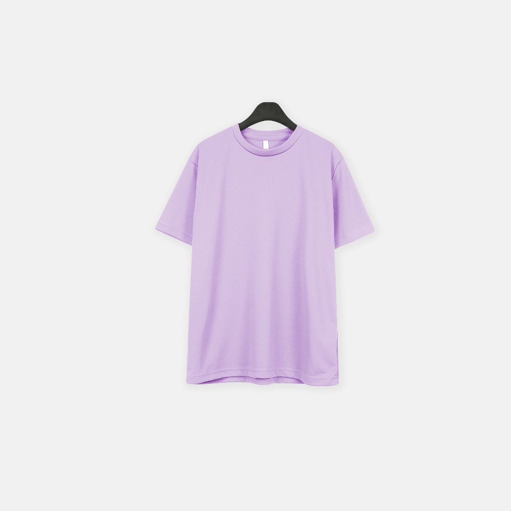 반팔 티셔츠 라벤더 색상 이미지-S10L42