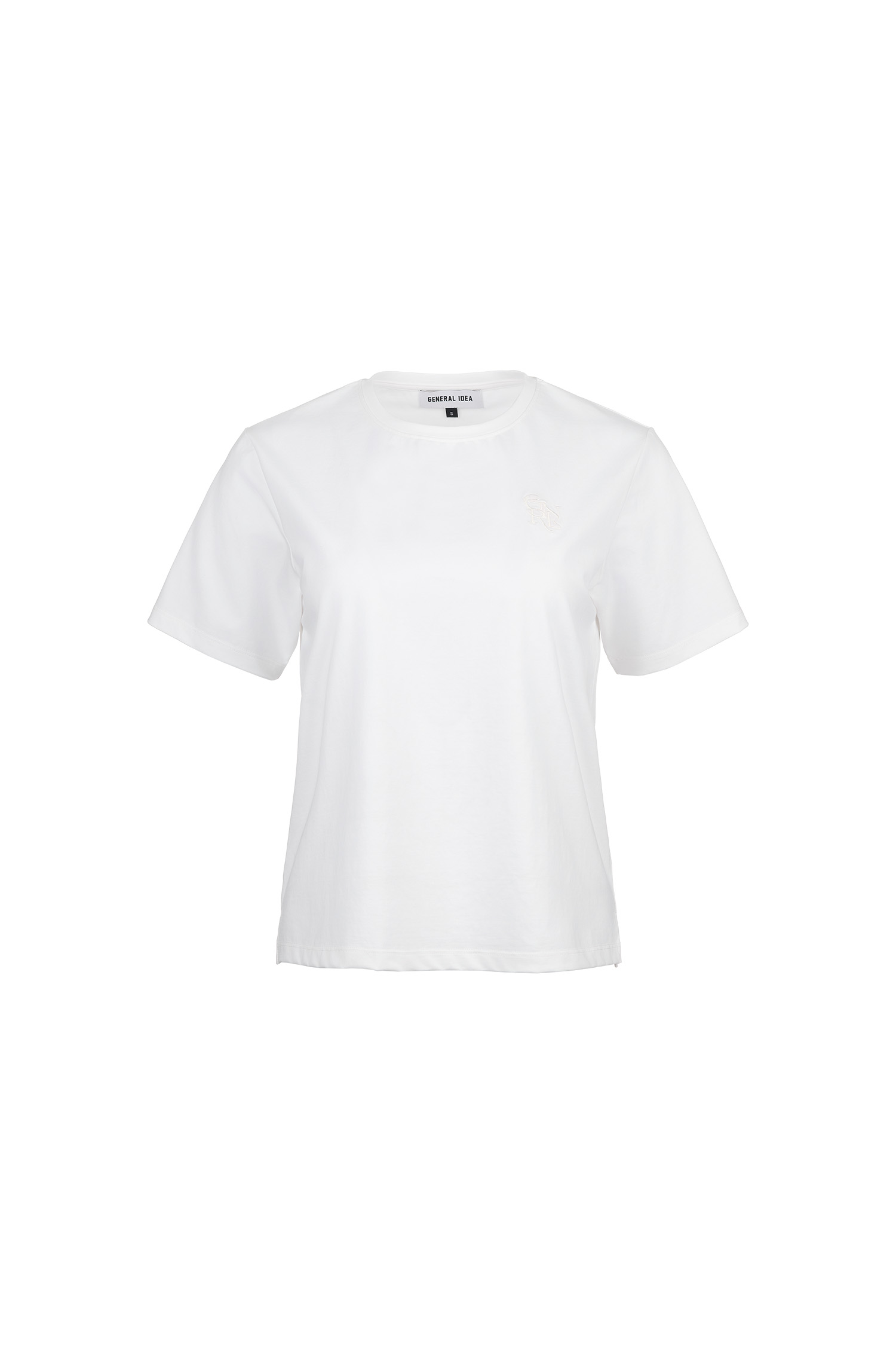 WOMAN GNRL 실켓 스판 티셔츠 [WHITE]