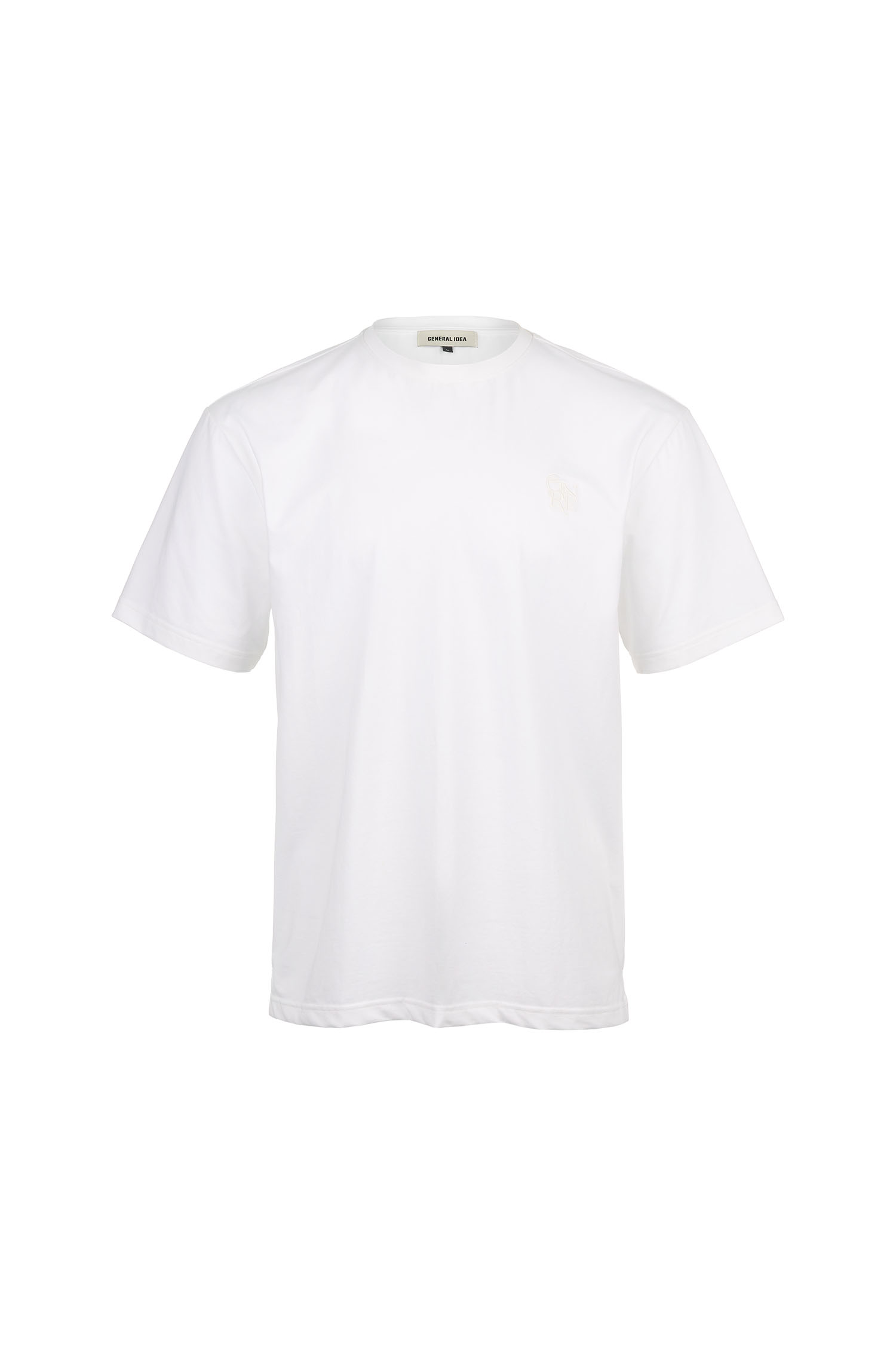 MAN GNRL 실켓 스판 티셔츠 [WHITE]
