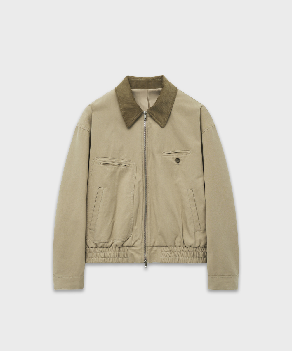 Loop Pocket Work Jacket_Sand Beige