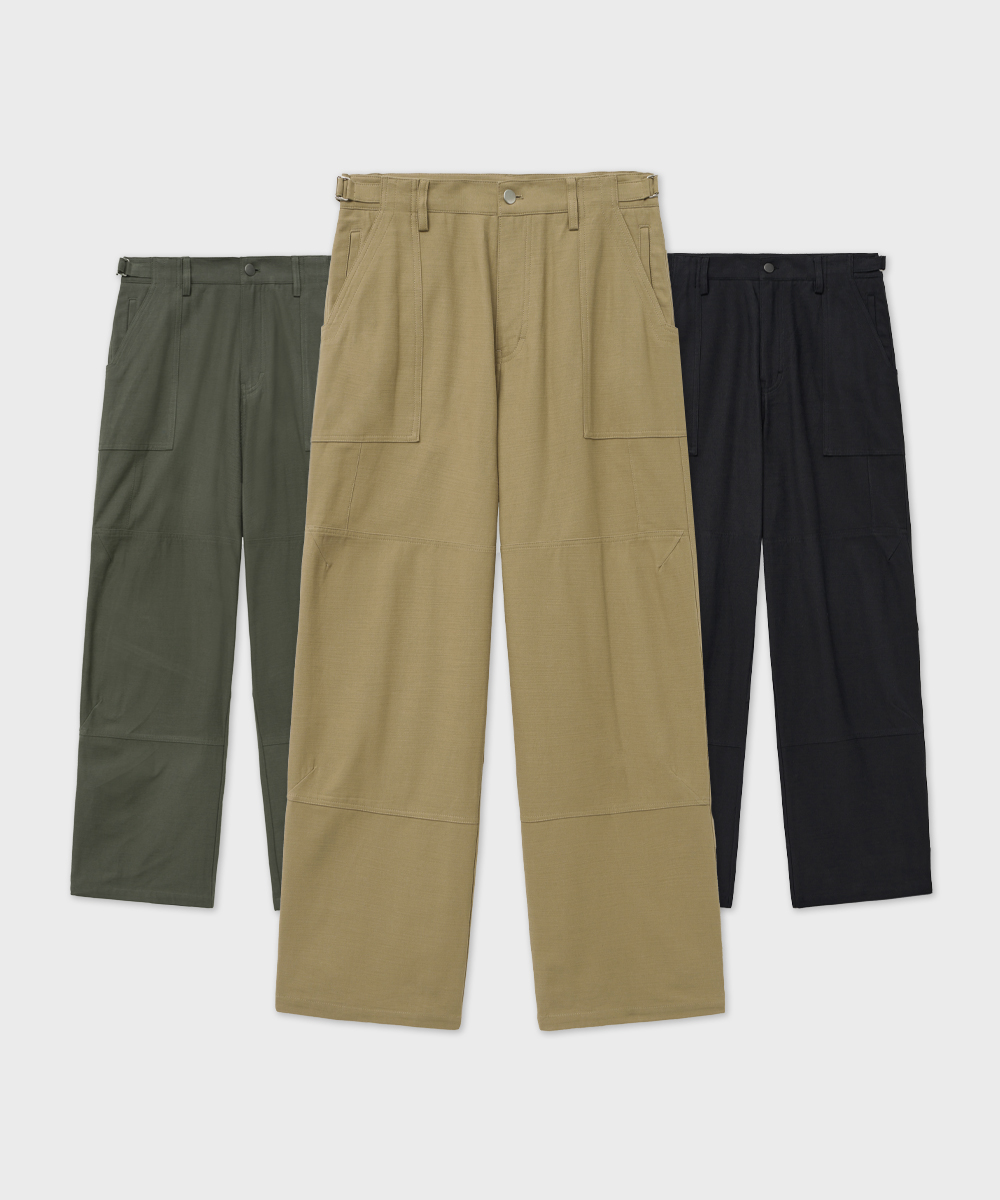 Big Pocket Detail Pants : 3color