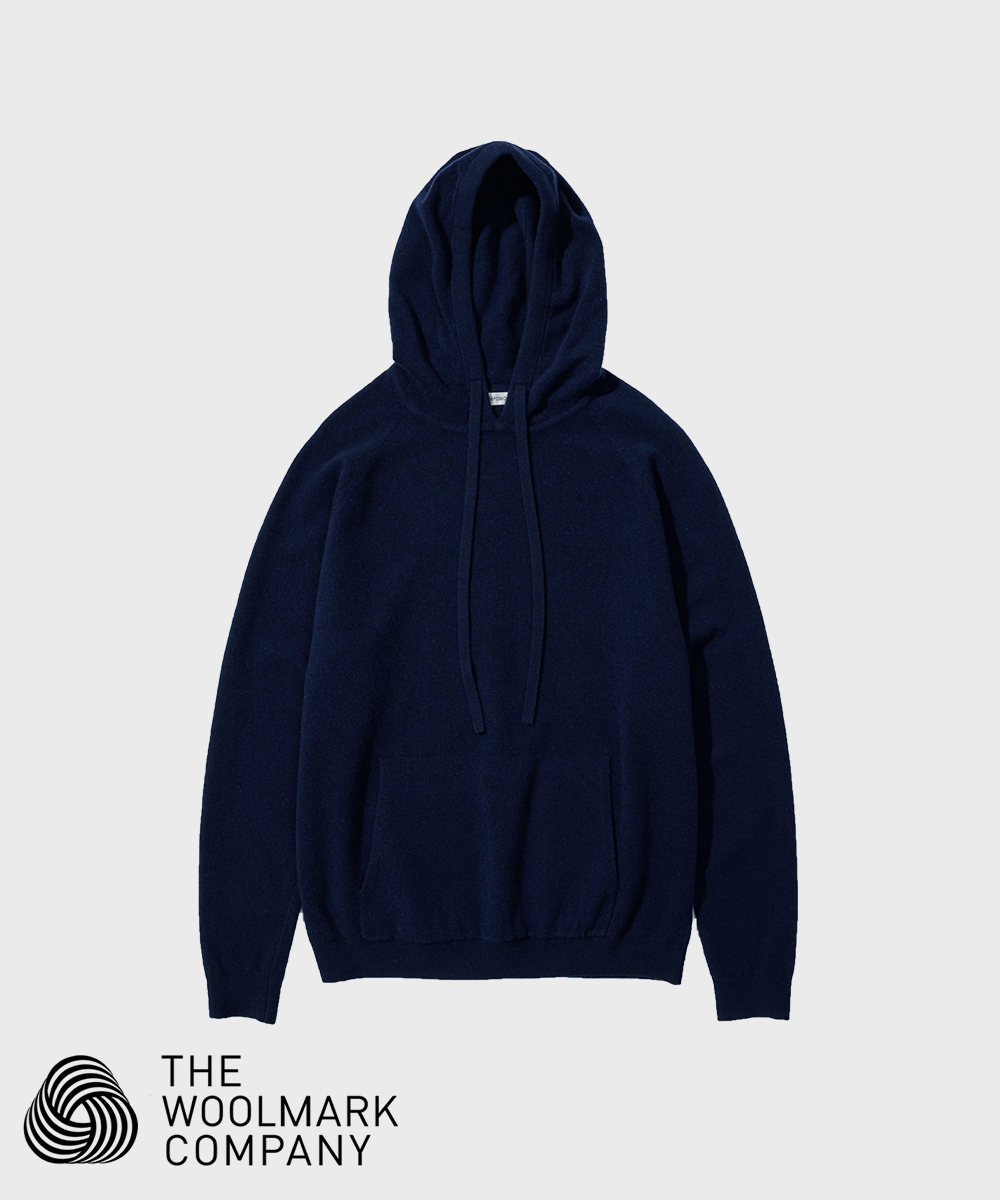 Good Morning Plain Hoody_Navy