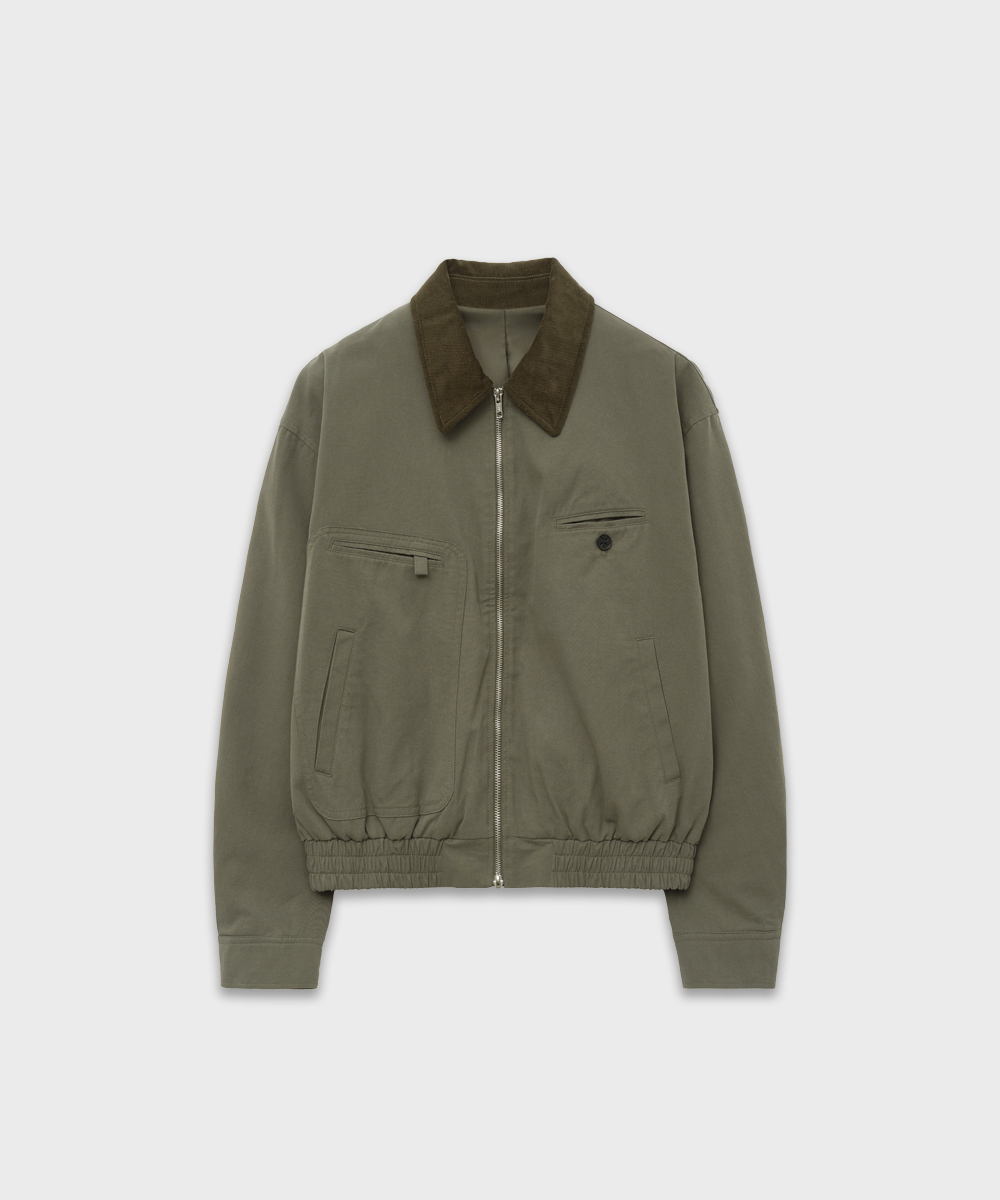 Loop Pocket Work Jacket_Khaki