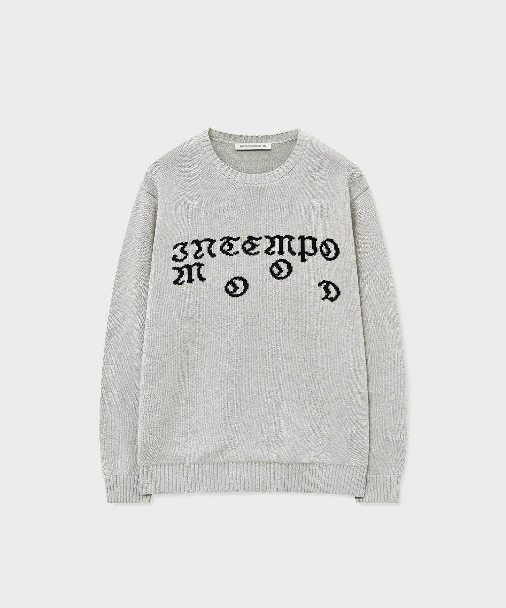 Island Round Knit Wear_Gray