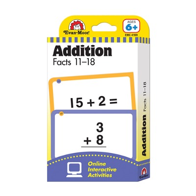 Flash Cards: Addition Facts 11 To 18
