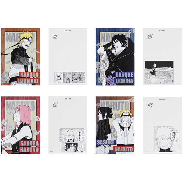 [24년 08월 발매] 슈에이샤 점프샵 나루토 굿즈 엽서 포스트 카드 컬렉션 1탄 단품 (랜덤)