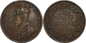 캐나다 1911년 1 센트
