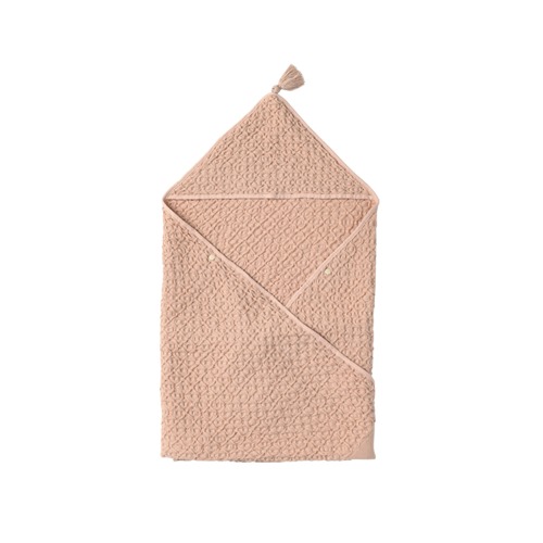 new hooded towel 2 apricot