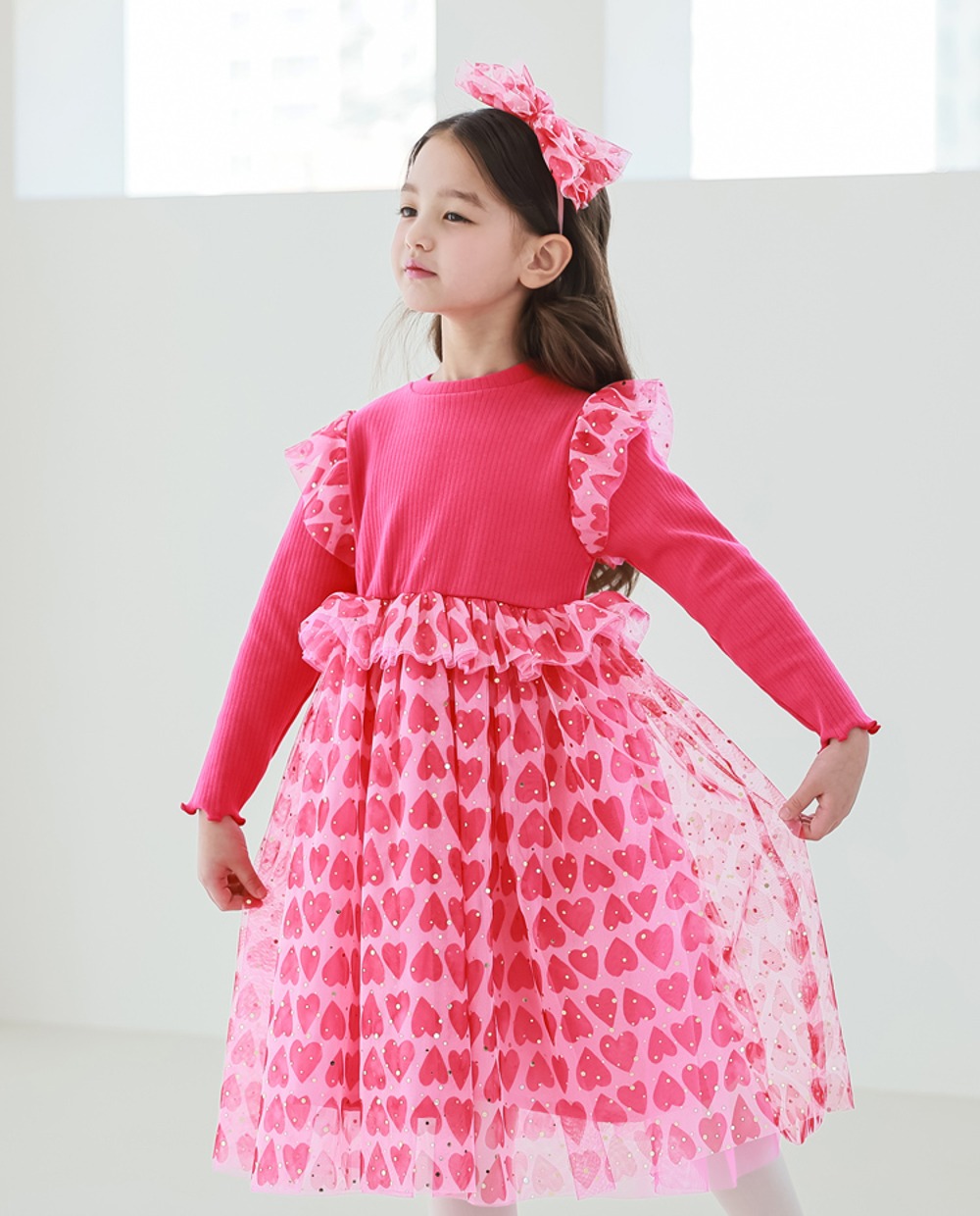 에블린 드레스_핑크