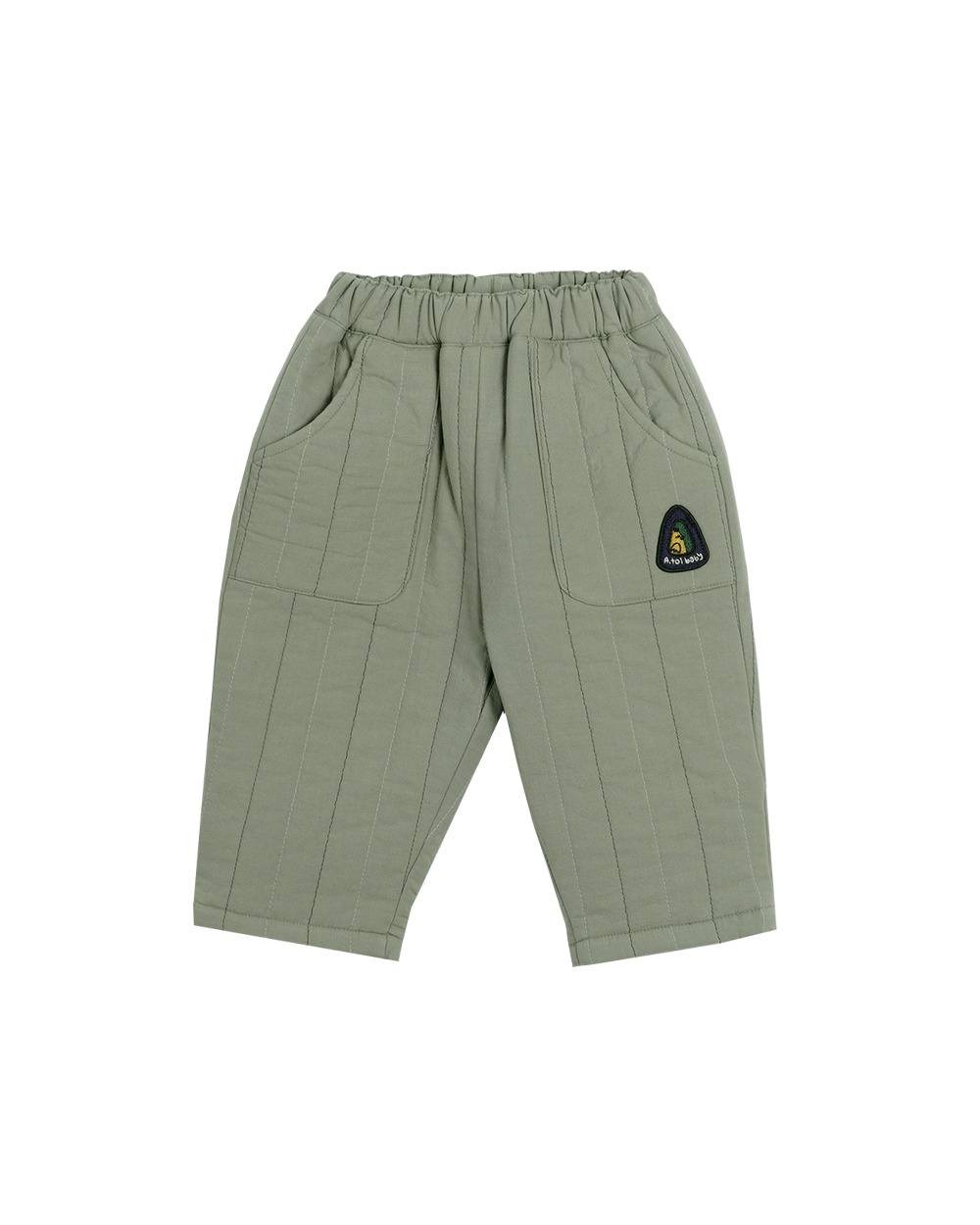 [a.toi baby] Joe Quilted Pants Khaki - 마르마르