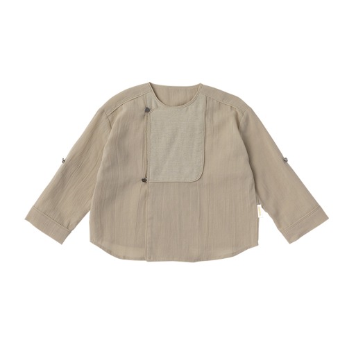 shirts 2 bosom beige - 마르마르