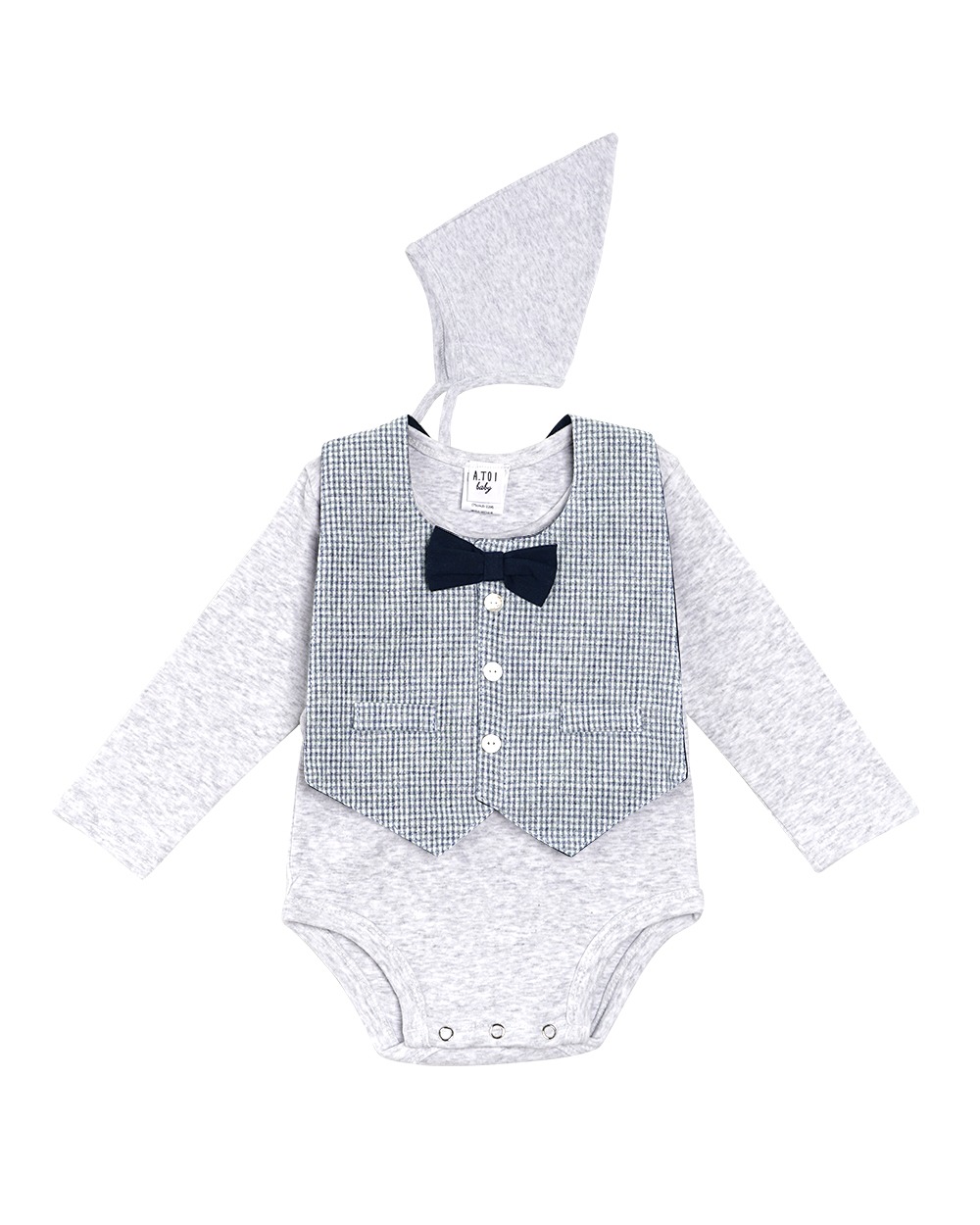 [a.toi baby] Mason Body Suit Navy - 마르마르