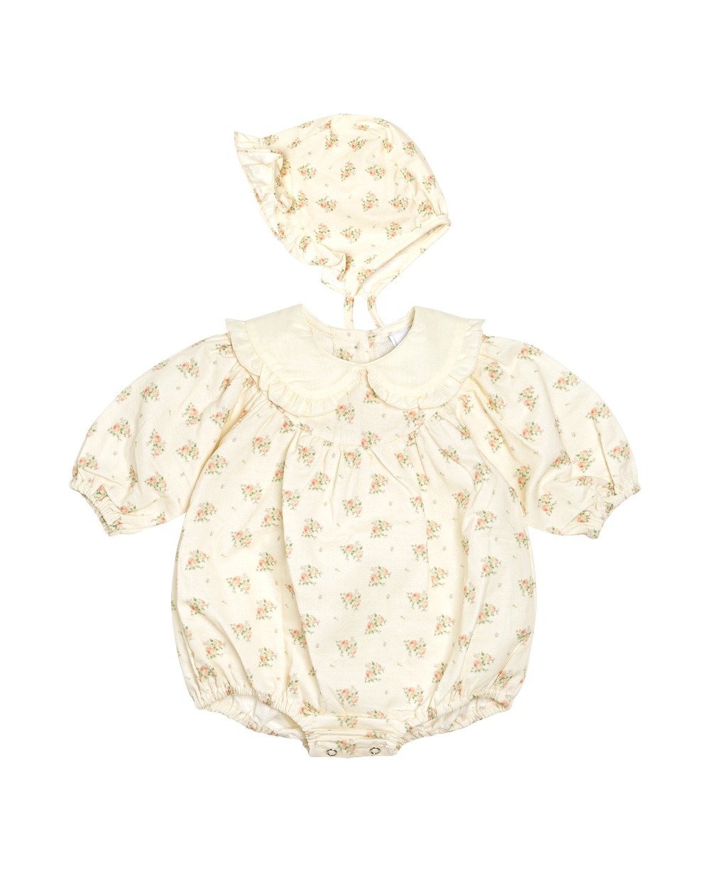 [a.toi baby] Clay Collar Body Suit Cream - 마르마르