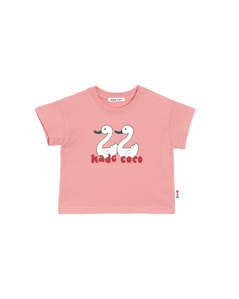 [kade coco baby] Canard Short Sleeve T-shirt BB Pink - 마르마르