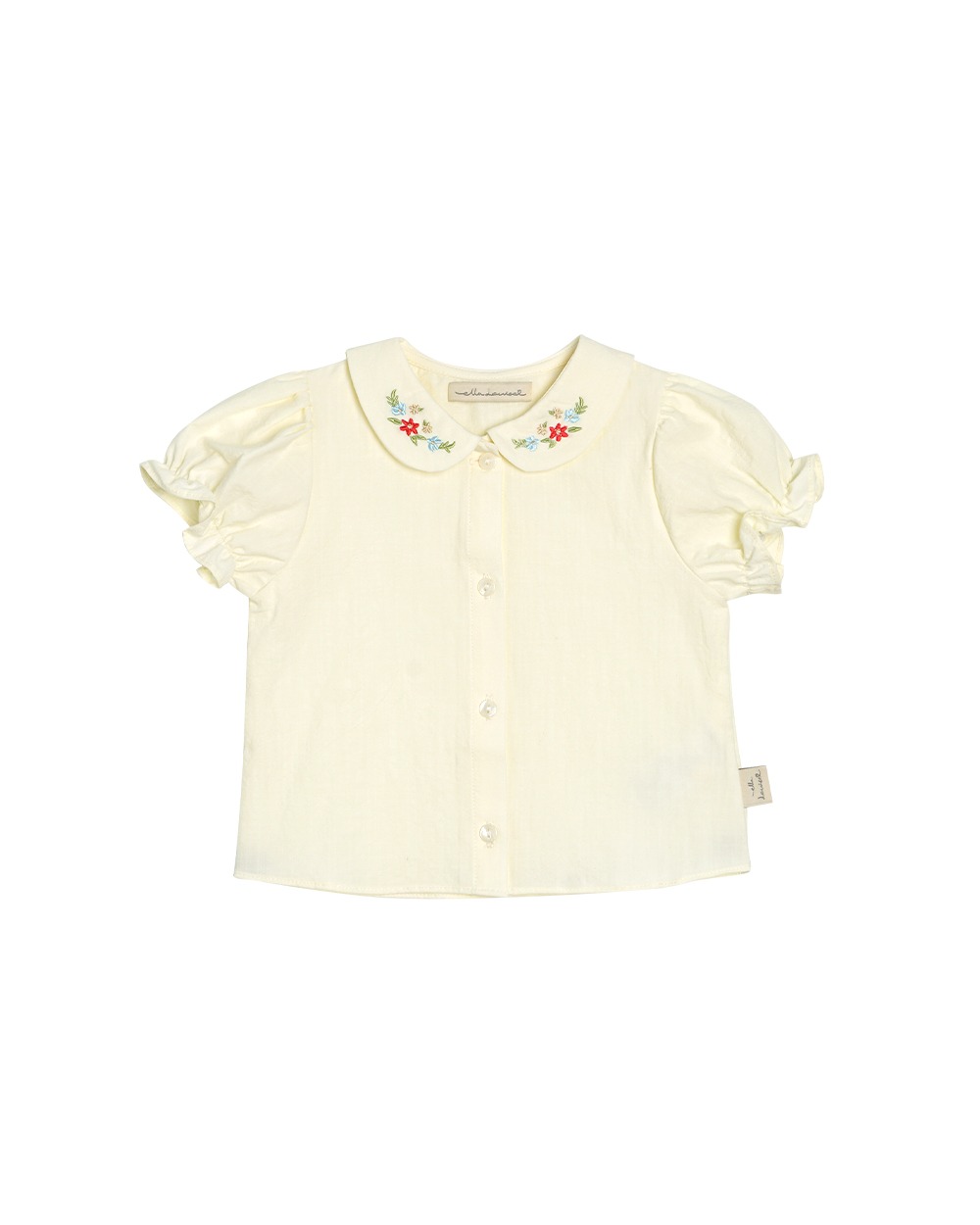 [ellalouise baby] Anna Collar Blouse BB Yellow - 마르마르