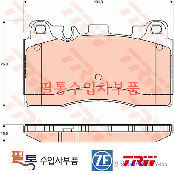 벤츠 W218 브레이크 패드[후] GDB1906=0064200820=0074207220=0054206420