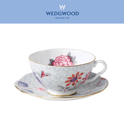 [해외] 웨지우드 쿠쿠 Cuckoo Green Teacup &amp; Saucer (1set / 2pc) 관세포함