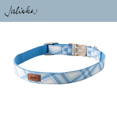 Juliska 타탄 Tartan Chambray Dog Collar - XL (1pc) 1&quot;W x 0.1&quot;H x 26.3&quot;L (3 x 0.3 x 67cm) 관부가세 포함