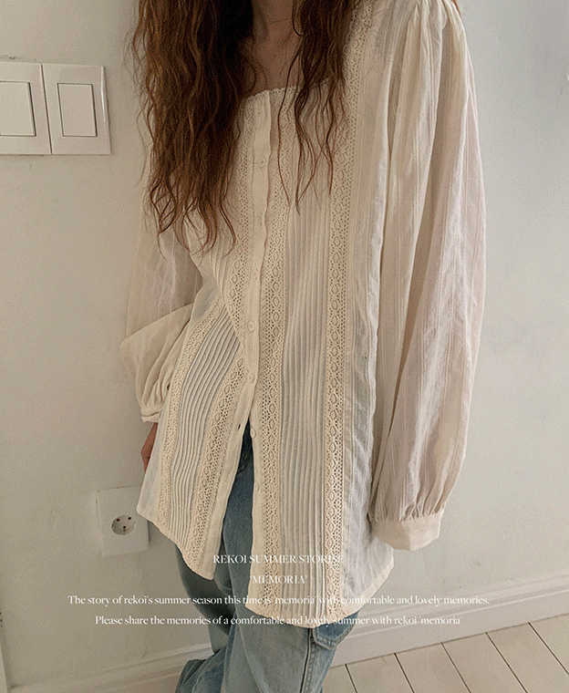 🌷BEST [REKOI MADE] deia lace blouse (2color)