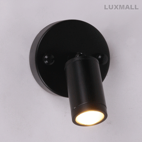 LED COB 7W 포트 미니 벽등 블랙,크롬