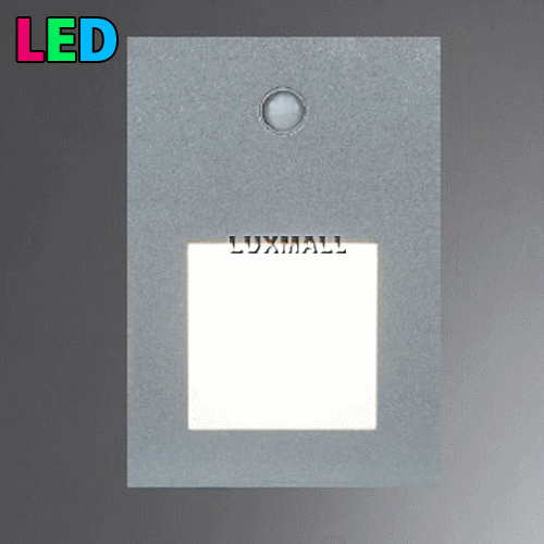 LED 3W 슬립 센서등 사각 매입등 (100x145) 반사형, 유리형