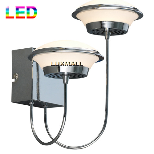 LED 12W 아폴로 2등 벽등 크롬