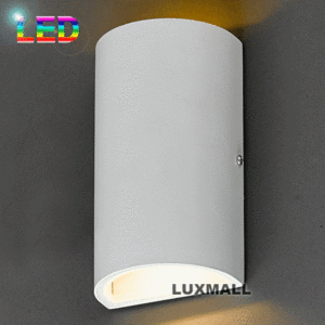 LED 6W 원형 호루라기 방수 벽등 화이트,불랙
