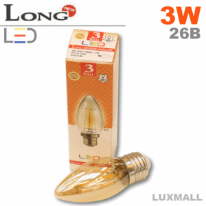 (코스모스) LONG LED 에디슨 촛대구 3W 26베이스(ETC)
