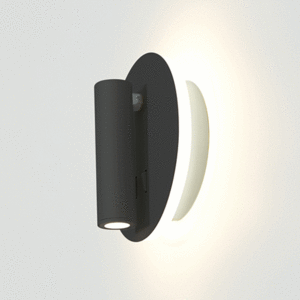 LED 9W 뉴 리스트 원형 인테리어 벽등 화이트,블랙(ON/OFF스위치).