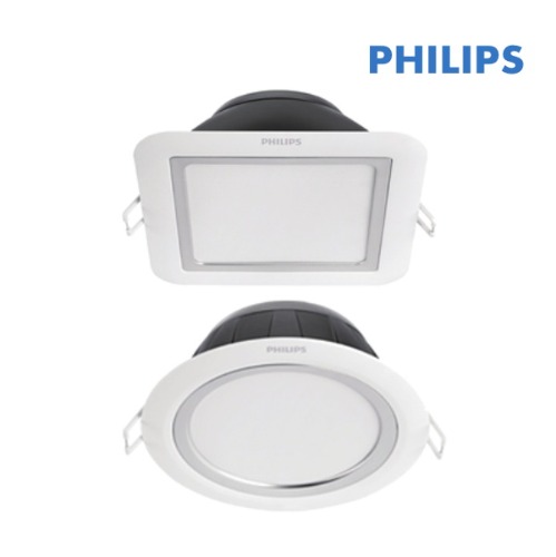 PHILIPS HUE 5인치 다운라이트 9W 59001원형/59002사각 (타공Ø125) ★스마트조명.