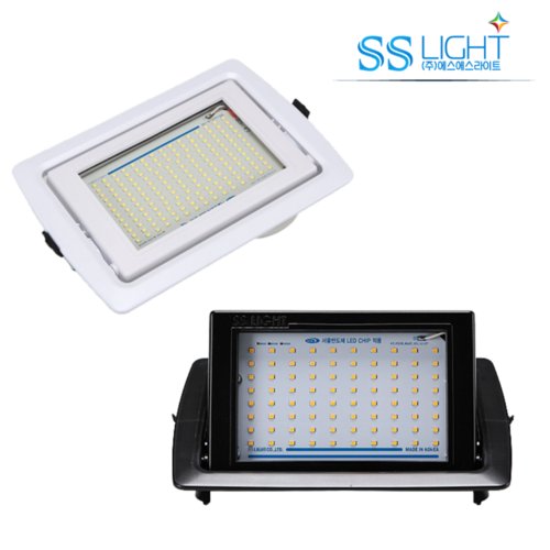 SS라이트 국산 LED 투광기 투광등 30W 50W 방수 방진 매입형 투광기 (220*145)