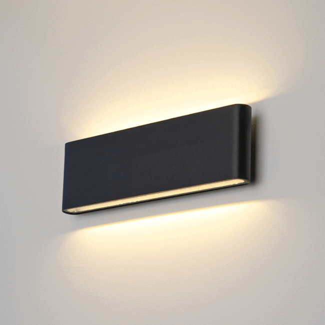 LED 20W 투샤크 벽등 화이트,블랙 (실내/외부 겸용)