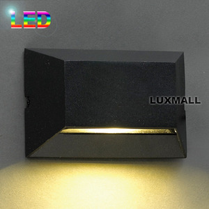 LED 5W 카프리 1등 벽등 방수 흑색