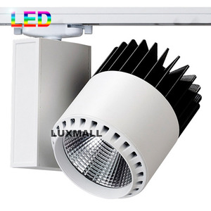 LED 40W COB 원통 T A형 레일형 백색+흑색