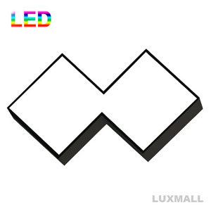 LED 40W 퍼즐 벽등 대 블랙