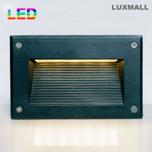 LED 6W 4502 사각 계단매입 블랙,그레이(157x96)