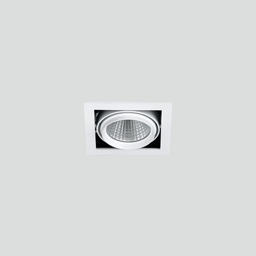 LED COB 멀티 라인 사각 1구 매입 중 백색,흑색 130*130