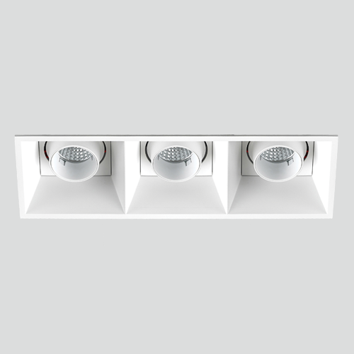 LED COB 30W 딤플 3구 매입 백색,흑색 250*85