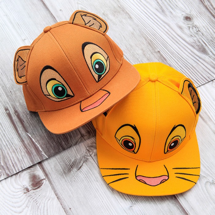 디즈니 라이온킹 심바 날라 아동용 모자 스냅백 어린이용 유아용 여름