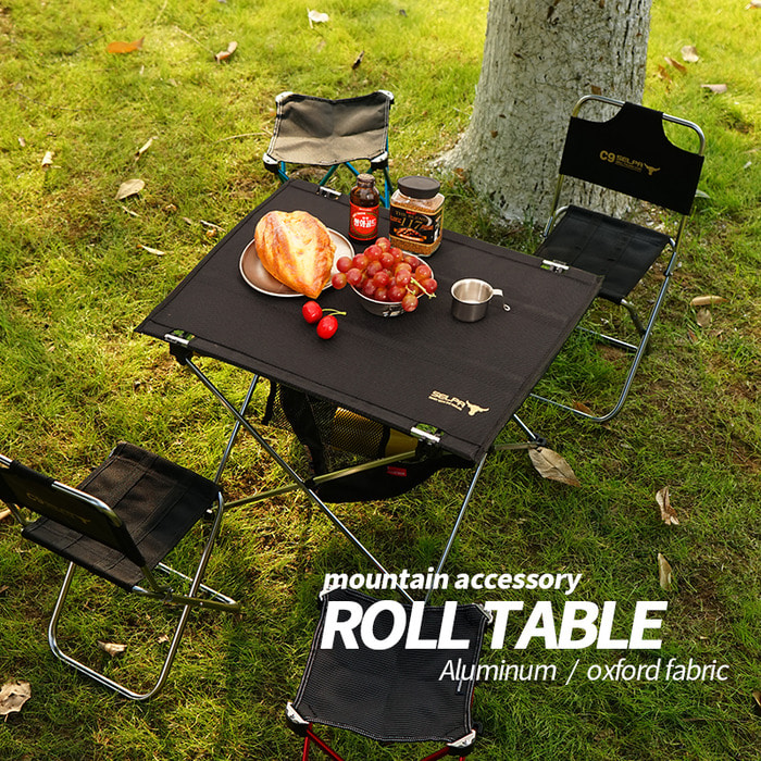 야외 바베큐 식탁 의자 휴대용 캠핑 접이식 테이블 알루미늄