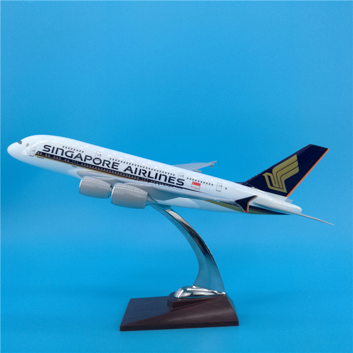 [순풍우편] 36cm 싱가포르항공 A380 아날로그 여객기 모형 비즈니스 선물세트 컬렉션