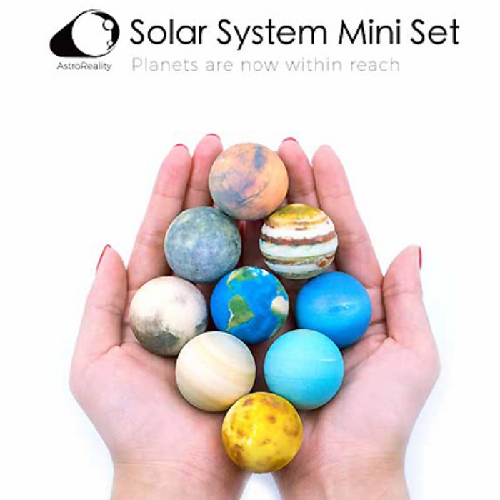AstroReality 행성 미니어쳐, AR 3D 모델, 행성 미니어쳐, 행성 장식, 토성, 목성, 지구