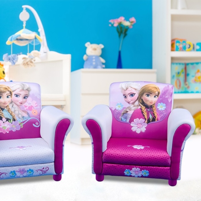 디즈니 정품 겨울왕국 엘사 안나 쇼파 아동용 유아용 어린이용 의자 좌식쇼파